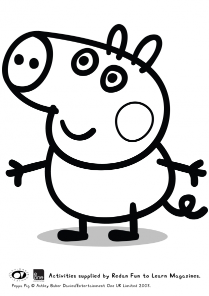 babe the pig coloring pages - photo #26