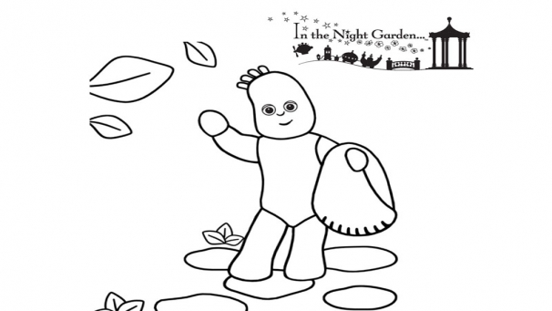iggle piggle coloring pages - photo #9
